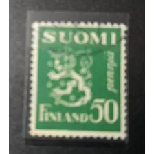 Sello Postal Finlandia - Escudo Nacional 1932