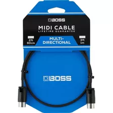 Cable Midi Con Conectores Multidireccionales Boss® Bmidi-pb3
