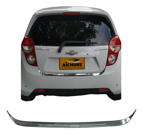 Accesorio Cromado Bumper Chevrolet Spark Gt 2011 - 2018 Foto 6