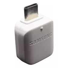 Adaptador Otg Tipo C Samsung S10 S20 S20 Fe Branco Original