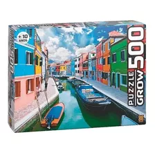 Quebra Cabeça 500 Peças Canal De Burano 03457 Grow