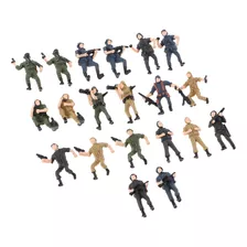 20 Pcs Simulação Em Escala 1:75 Figuras Modelo Brinquedo