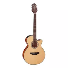 Guitarra Electroacústica Takamine Gf15ce Para Diestros Natural Ovangkol Brillante