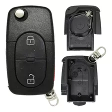 Carcasa P/ Control Audi 2 Botones + Pánico Para Batería 2032