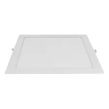 Painel Led Embutir 18w Quadrado 22,5cm Luz Quente Bivolt Cor Branco 110v/220v