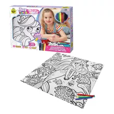 Tapete De Pintura Para Colorir Infantil Com Canetinhas