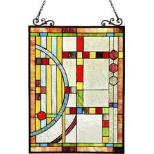 Chloe Lighting 17.5x25 Braque Tiffany-glass Panel De Ventana