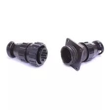 Kit Conector Circular 24 Vias Fueltech 3020003248