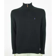 Polo Ralph Lauren Jaqueta Blusa Suéter Half-zip Knit Cotton 