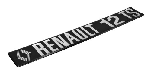 Emblema Letrero Renault 12 Ts Placa Foto 2