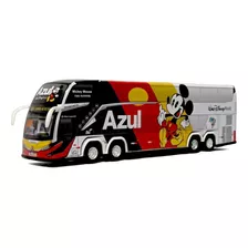  Miniatura Ônibus Azul Linhas Aéreas Mickey G8 Lançamento. 