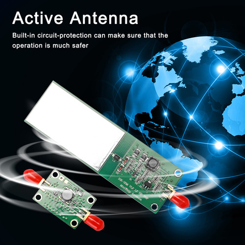 Kit Antena Activa Onda Corta/media Radio 10khz-30mhz 2pzs Co Foto 3