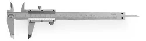 Calibre Mecánico Wembley 150mm Acero Inoxidable Escala Vernier