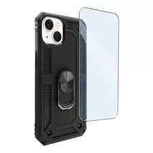 Funda Cronox Para iPhone 13 Case Con Cristal 9h Antishock