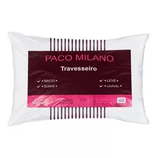 Travesseiro Paco Milano 45x65cm 100% Poliéster - Sultan Cor Branco