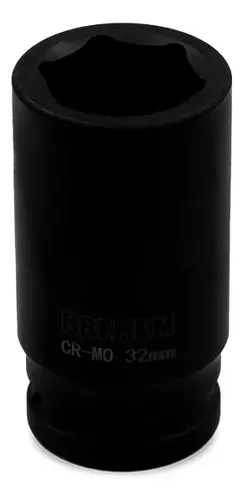 Llave Tubo Bremen 32 Mm Impacto Enc 3/4 Largo 90mm 8278 Dgm Color Negro
