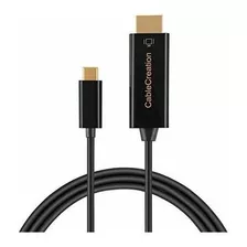 Cable Usb C A Hdmi Creacion De Cables 2 Unidades 6 Pies Tipo