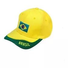 Boné Bandeira Do Brasil - Futebol Seleção E Manifestação