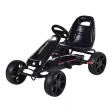 Costzon Go Kart Black Pedal Racer Carro Montable Niños