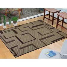 Tapete Sala Antiderrapante 2,0 M Comprimento X 1,50 M Largura Sisal Antiderrapante Lavável S589c Lancer