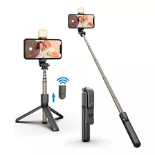 Selfie Stick Trípode Monopod 4 En 1 Con Control Y Luz Led 