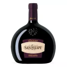 Vino San Felipe 12 Uvas X 6 Unid- All Red Wines- Quilmes