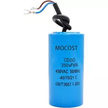 Capacitor Condensador Marcha 250uf 450v - Electroimporta - 