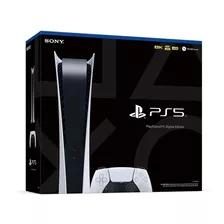 Console Playstation 5 Edição Digital Preto E Branco Sony Cor Branco/preto
