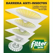 Filtro Rejilla Anti Insectos 3 Cajas (n° 12, 15 Y 20) Geltek