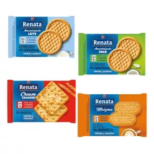 Kit Com 160 Sachês De Biscoito Renata - 4 Sabores Sortidos