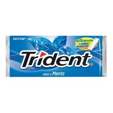 Goma De Mascar Trident Tibra Sabor A Menta 18 Pzas