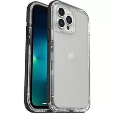 Funda Para iPhone 13 Pro Max Transparente Bumper Marco Negro