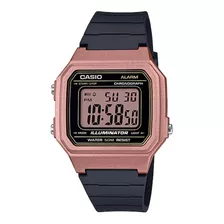 Reloj Casio Clasico Retro Vintage W217 Plata Sumergible Led