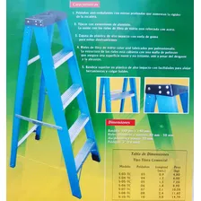 Escalera Dielectrica Tipo Tijera 5, 8 Y 10 Peldaños 