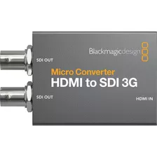 Micro Conversor Blackmagic Hdmi Para Sdi 3g Com Fonte