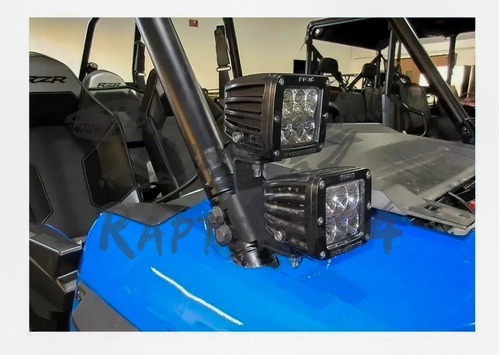 Bases Dobles De Cofre Para Faros Polaris Rzr 1000 Y Turbo Foto 6