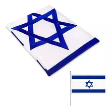 Bandera De Israel Bordada De 3 X 5 Pulgadas, Banderas Israel