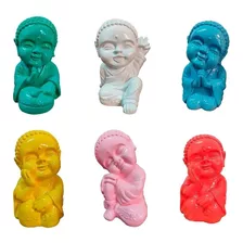 Buda Bebe Colores Decorativa 13 Cms X 5 Unid