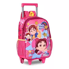 Mochila Menina Infantil De Rodinhas Maria Clara & Jp Clio