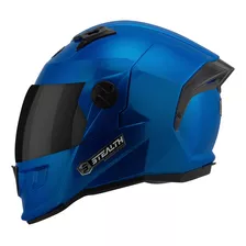 Capacete Protork Lançamento Stealth Solid Brilhante Vis Fumê