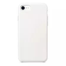 Capa Capinha Silicone Compatível iPhone 7 8 Se + Película 3d Cor Branco Nome Do Desenho Película Preta