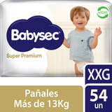 PaÃ±ales Babysec Super Premium Sin GÃ©nero Xxg 54Â u