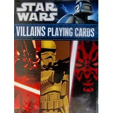 Star Wars Villanos Naipes 52 Card Deck.