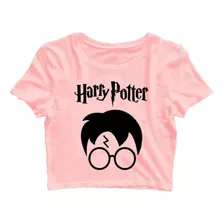 Cropped Personagem Harry Potter Camiseta Fem I Envio Rápido