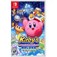 Kirby's Return To Dream Land Deluxe Switch Mídia Física