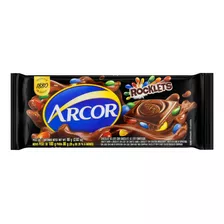 Chocolate Ao Leite Rocklets Arcor Pacote 80 G