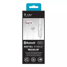 Audifonos Bluetooth Manos Libres (iluv) Metal Forge Air2 Ori Color Rosa Gold