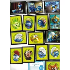 Supergibis: Lote Com 55 Figurinhas = Os Smurfs E A Vila Perdida / Ed. Abril-2017 ( Valor Pelo Lote )