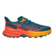 Zapatilla Hoka Speedgoat 5 Mujer Blue Coral/camellia