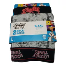 Bóxer 2pack Looney Tunes Talla L 95%algodón 